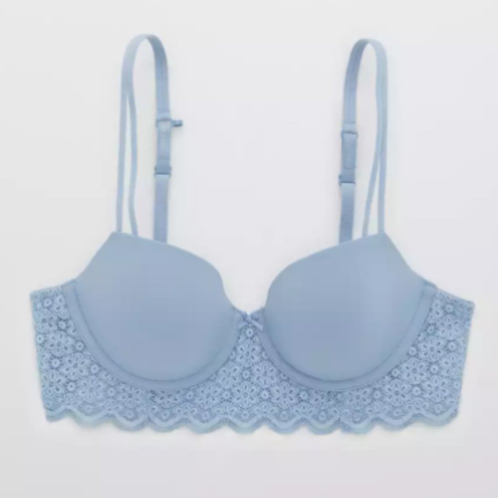 Aerie Real Happy Demi Lightly Lined Bra 32B